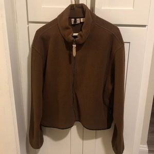 Women’s Woolrich Brown Full Zip in XL